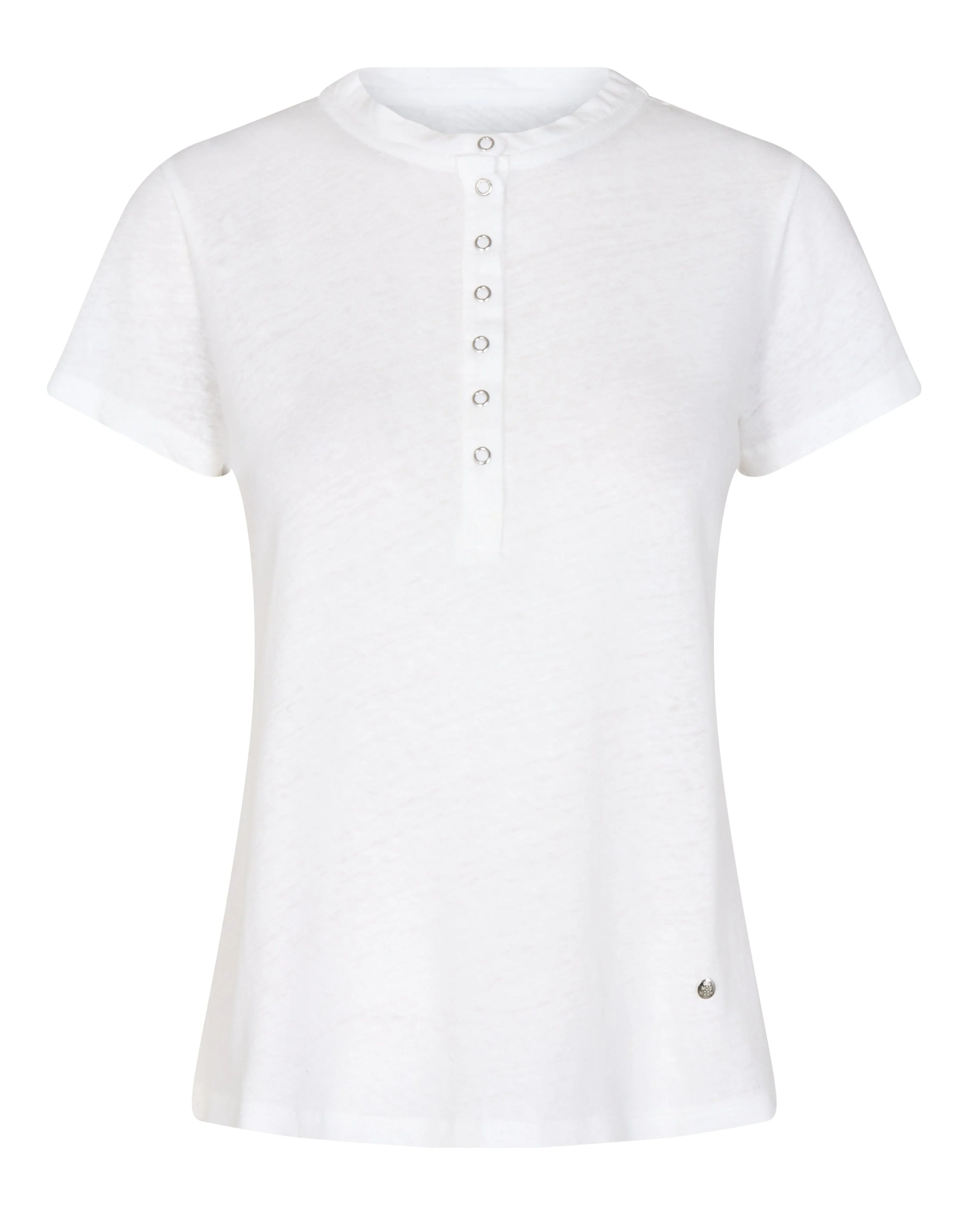 MMRype SS Placket Tee White