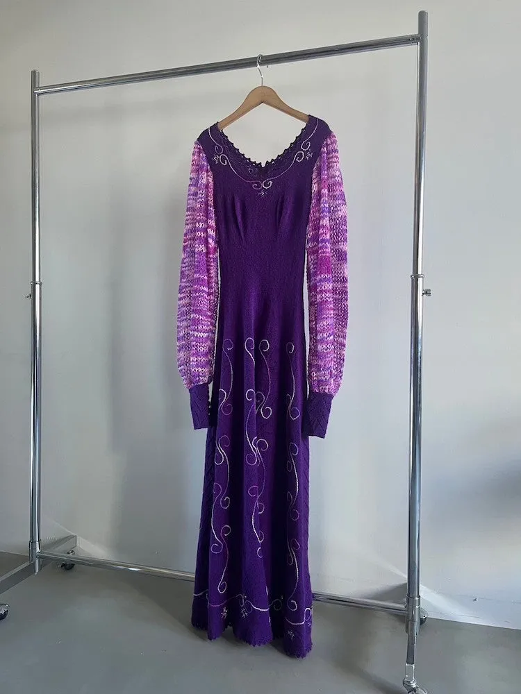Mohair Docking Knit Dress