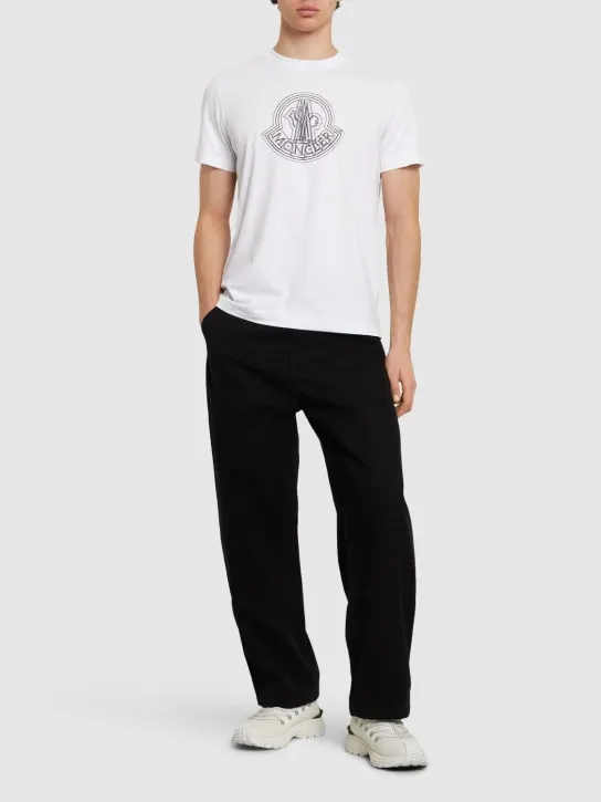 Moncler   Logo cotton t-shirt 