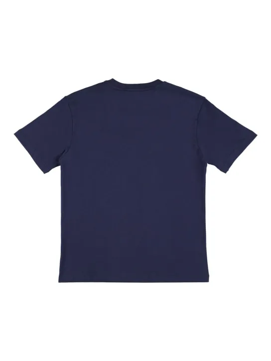 MSGM   Printed logo cotton jersey t-shirt 