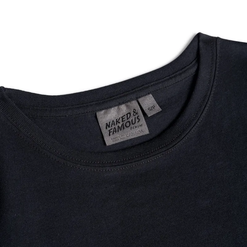 Naked & Famous Circular Knit Ballet T-Shirt (Black)