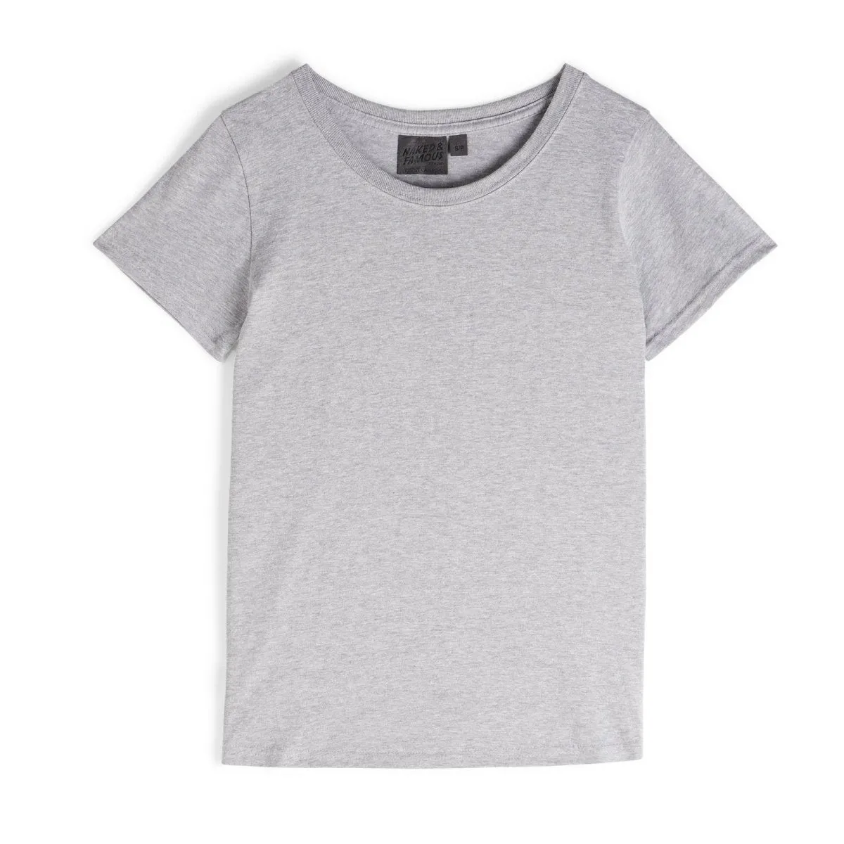 Naked & Famous Circular Knit Ballet T-Shirt (Heather Grey)