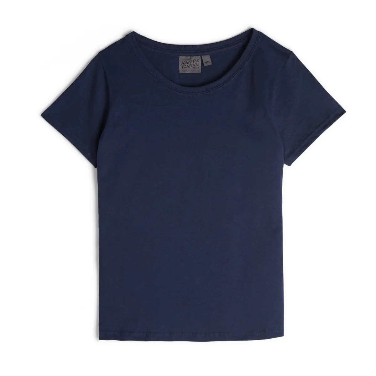 Naked & Famous Circular Knit Ballet T-Shirt (Navy)