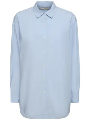 Nili Lotan   Yorke crisp cotton poplin shirt 