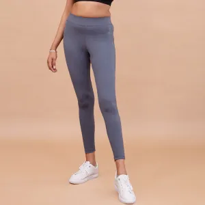 Nykd All Day Essential Cotton Leggings-NYAT076-Pewter