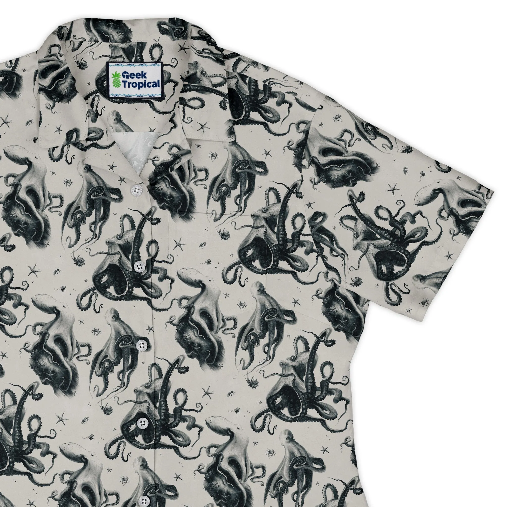 Octopus Crunch Curvy Button Up Shirt