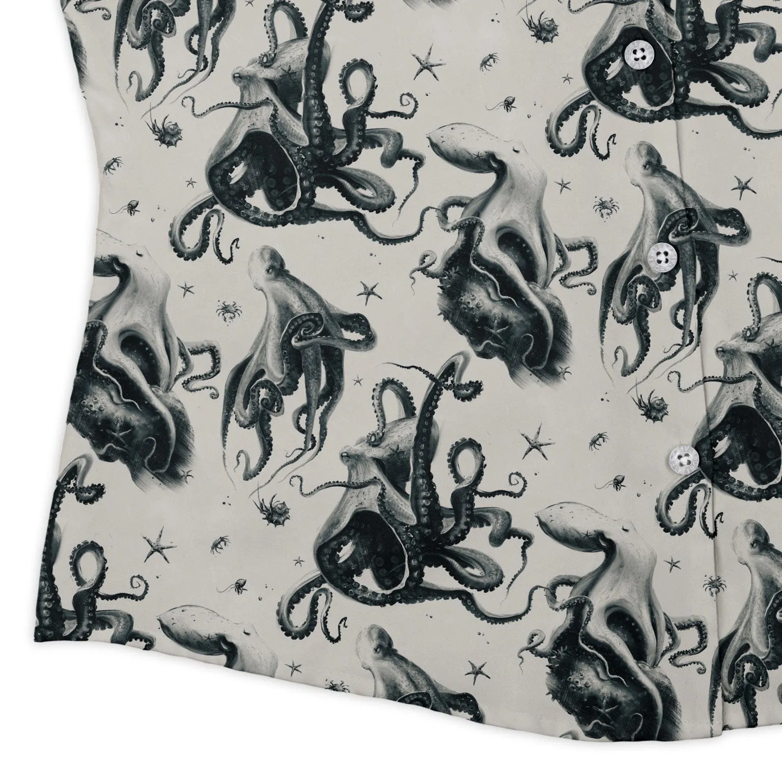 Octopus Crunch Curvy Button Up Shirt
