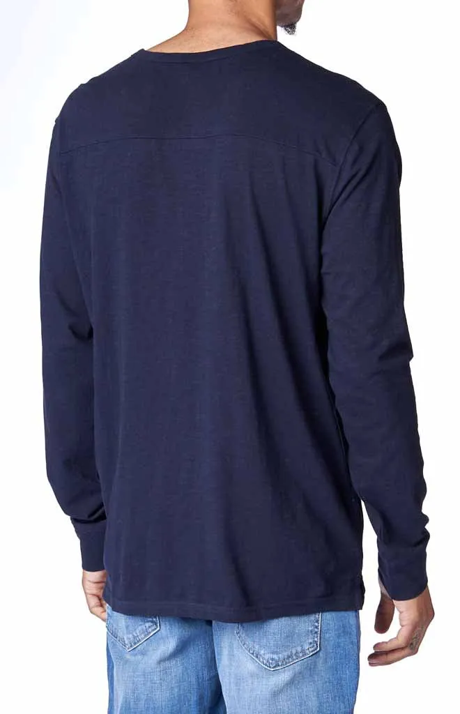 Onia Washed Slub Long-Sleeve Henley