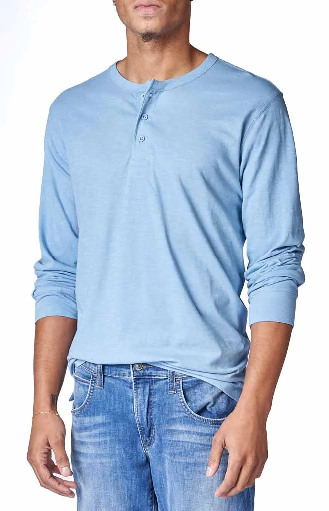 Onia Washed Slub Long-Sleeve Henley