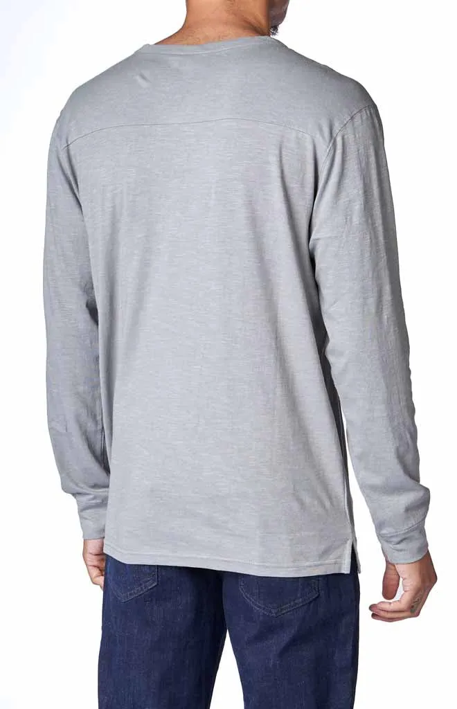 Onia Washed Slub Long-Sleeve Henley