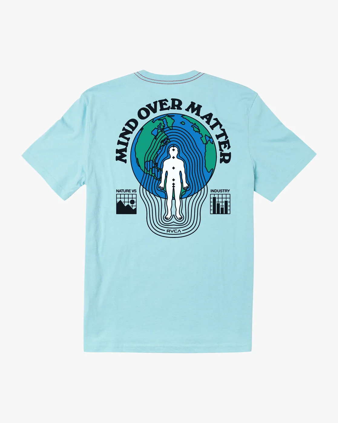 Over Matter Tee - Aqua Haze