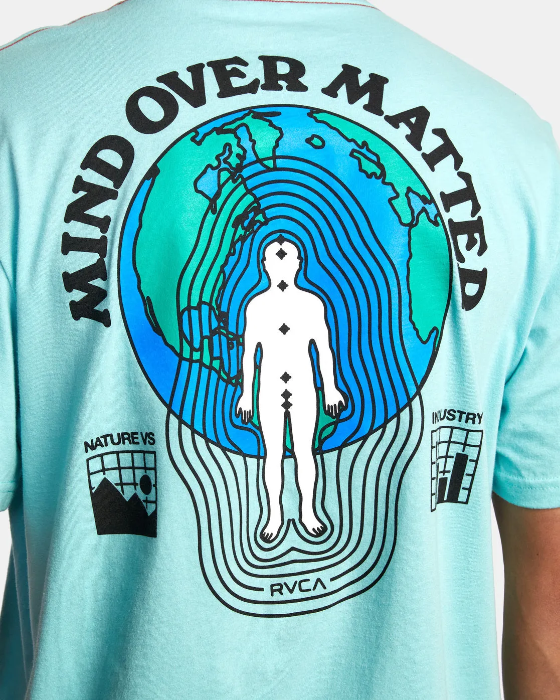 Over Matter Tee - Aqua Haze