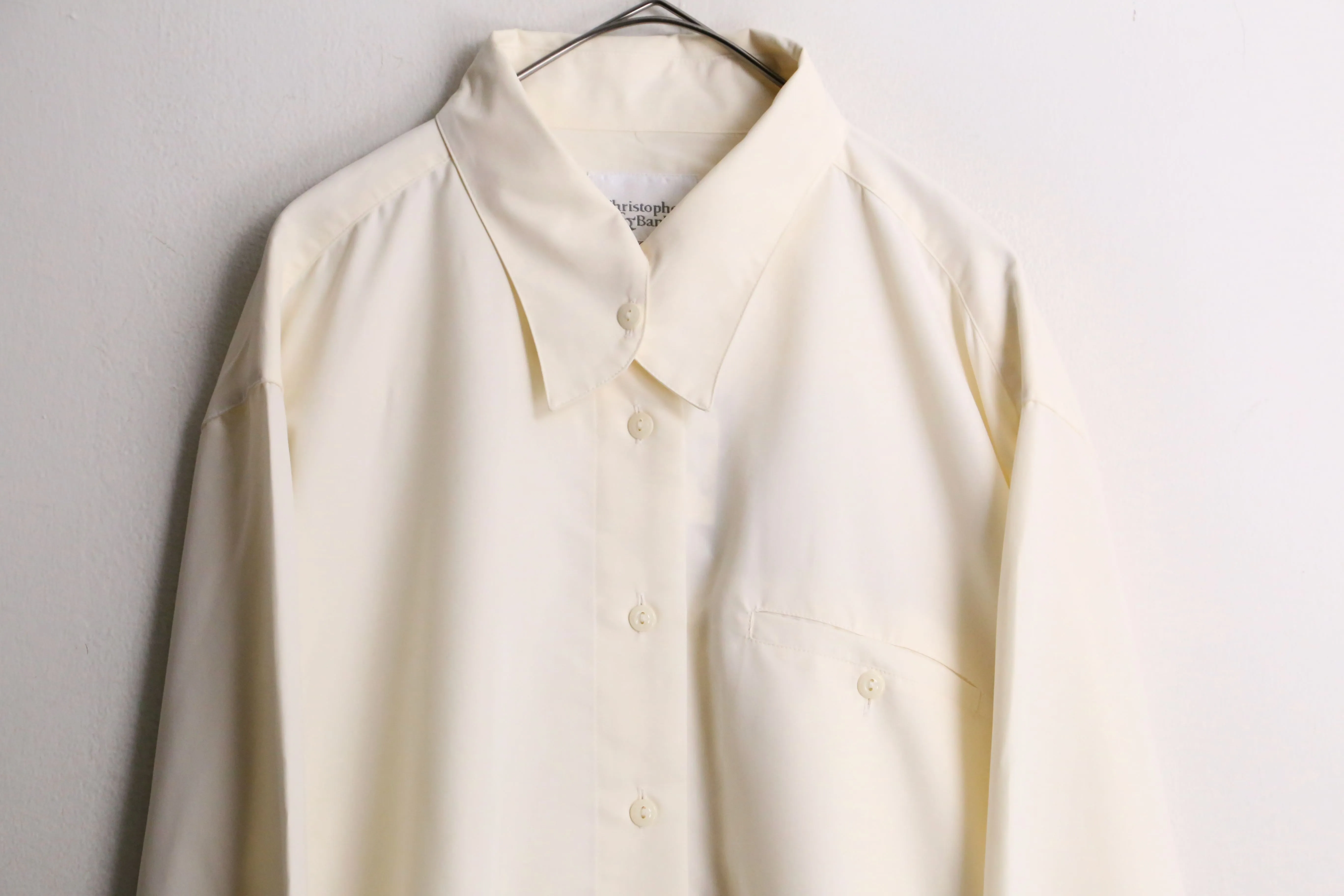 overlap collar design rayon shirt