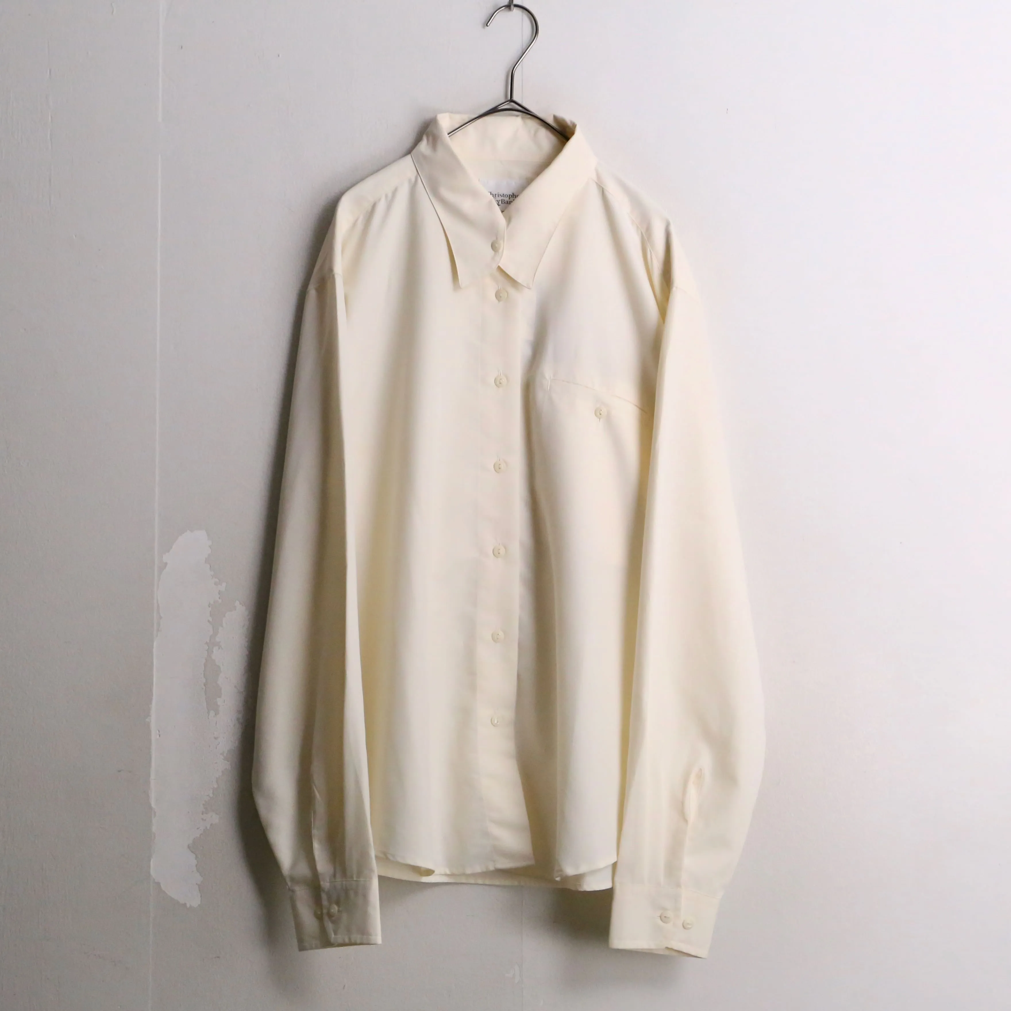 overlap collar design rayon shirt