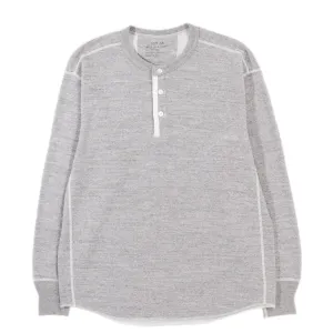 PHIGVEL MAKERS THERMAL HENLEY TOP GRAY