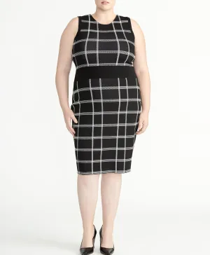 Plaid Knit Dress