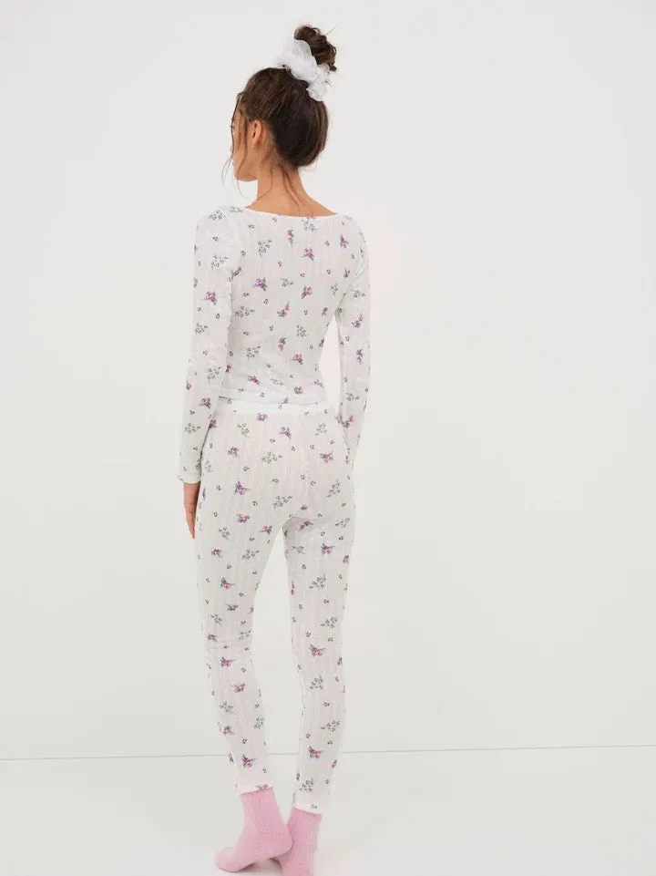 Pointelle Sleep Set