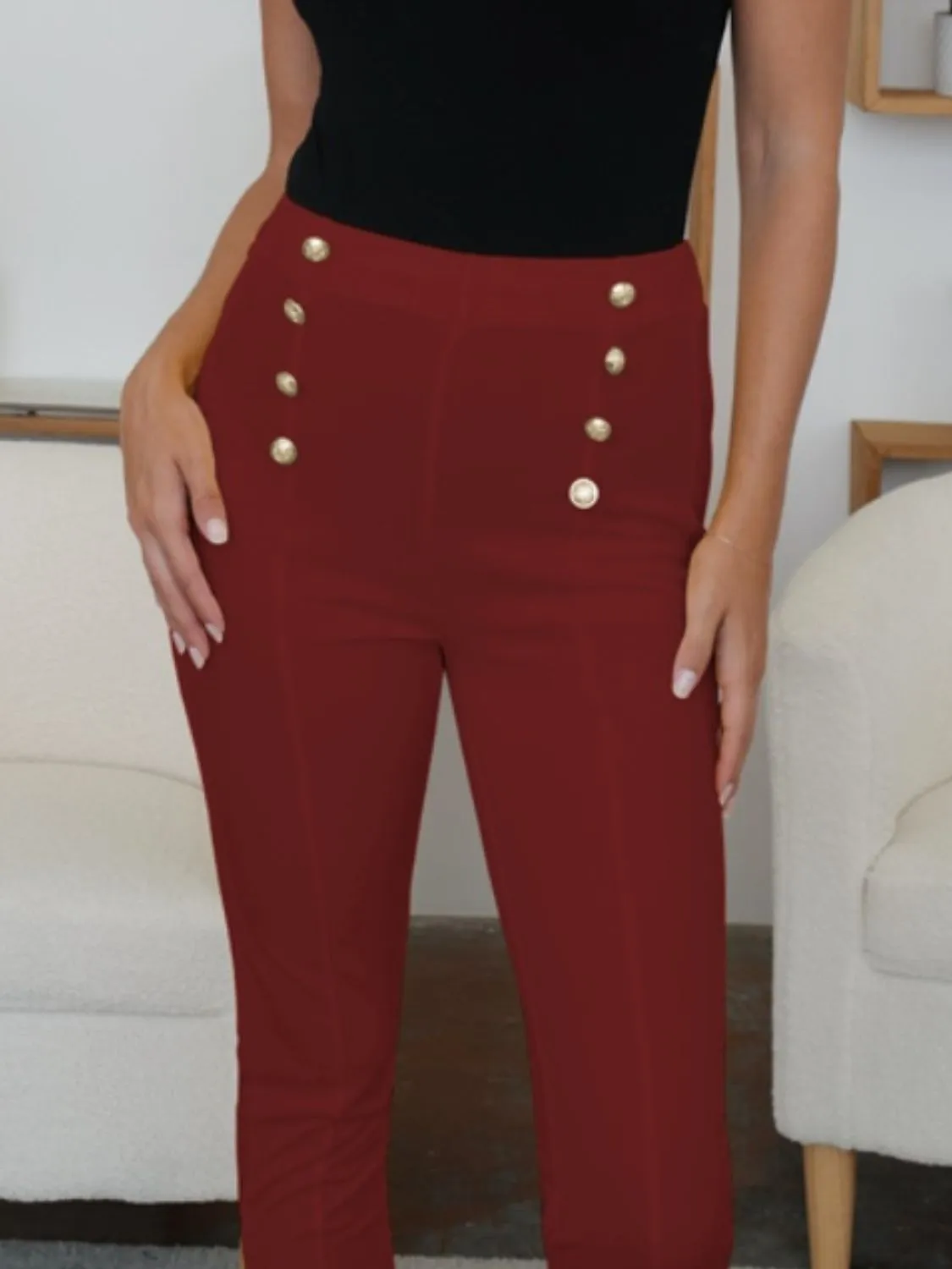 PRE-ORDER: High Waist Skinny Pants