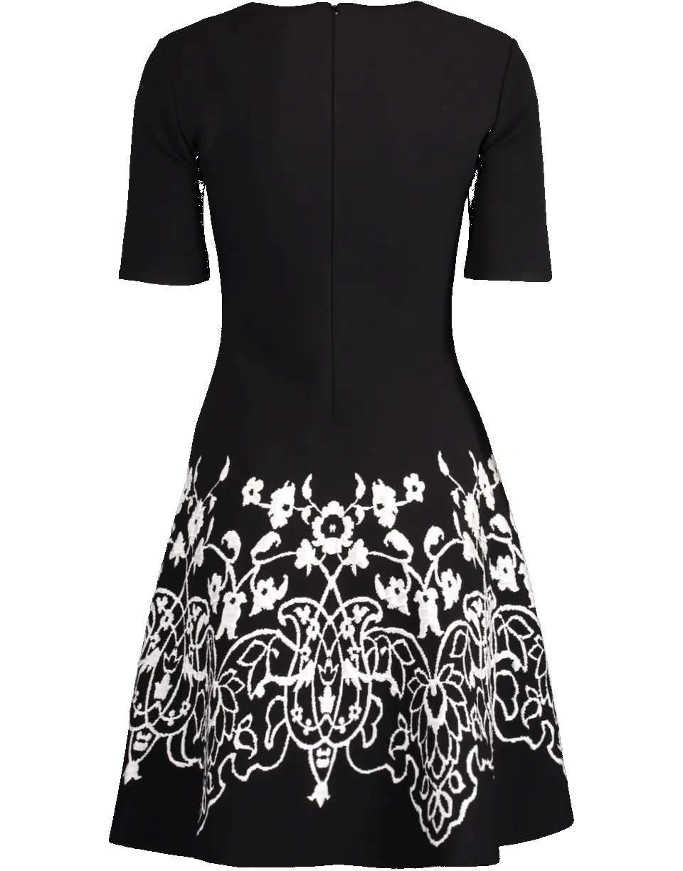 Printed Knit Dress