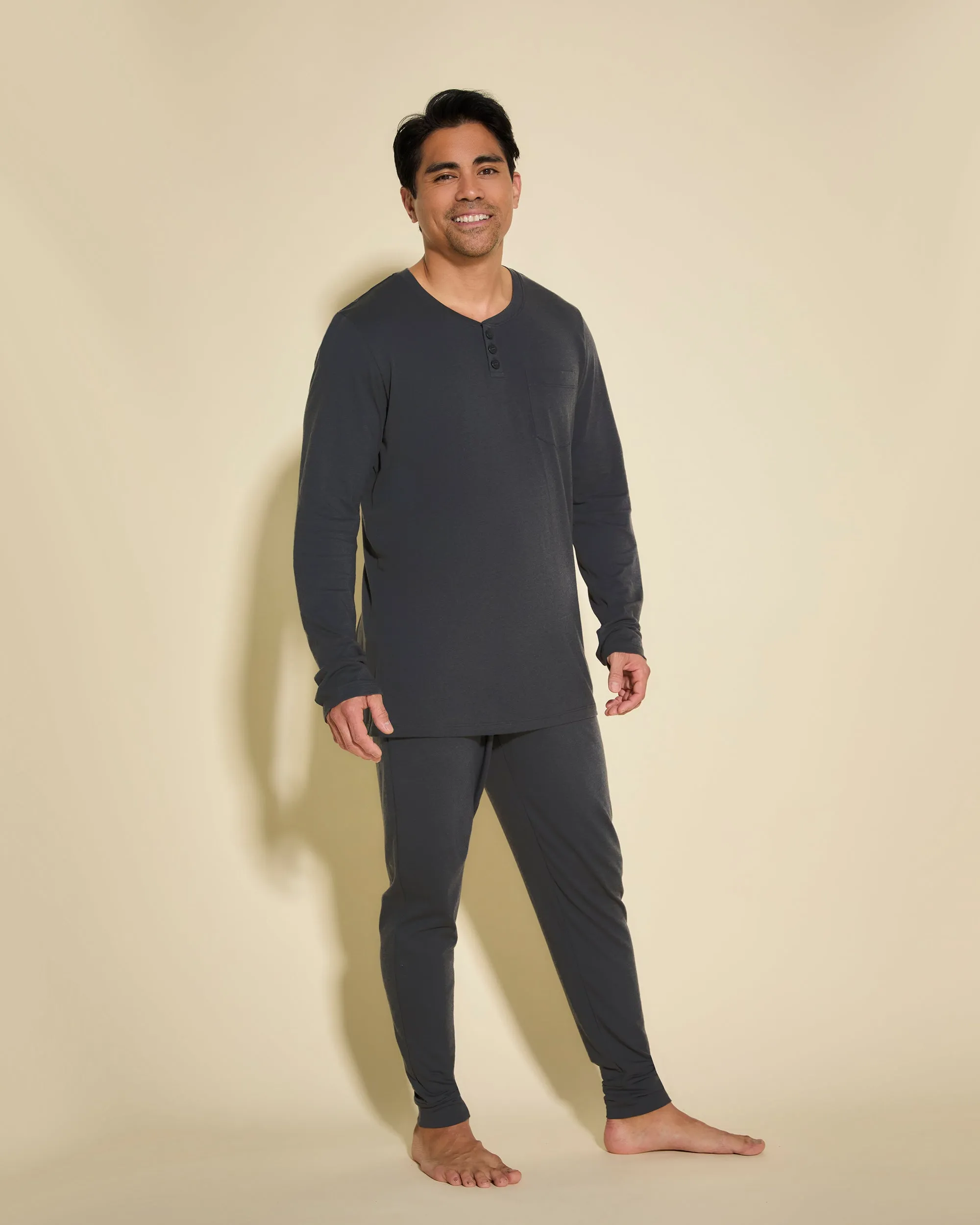Pyjama Henley & Jogger Pour Homme