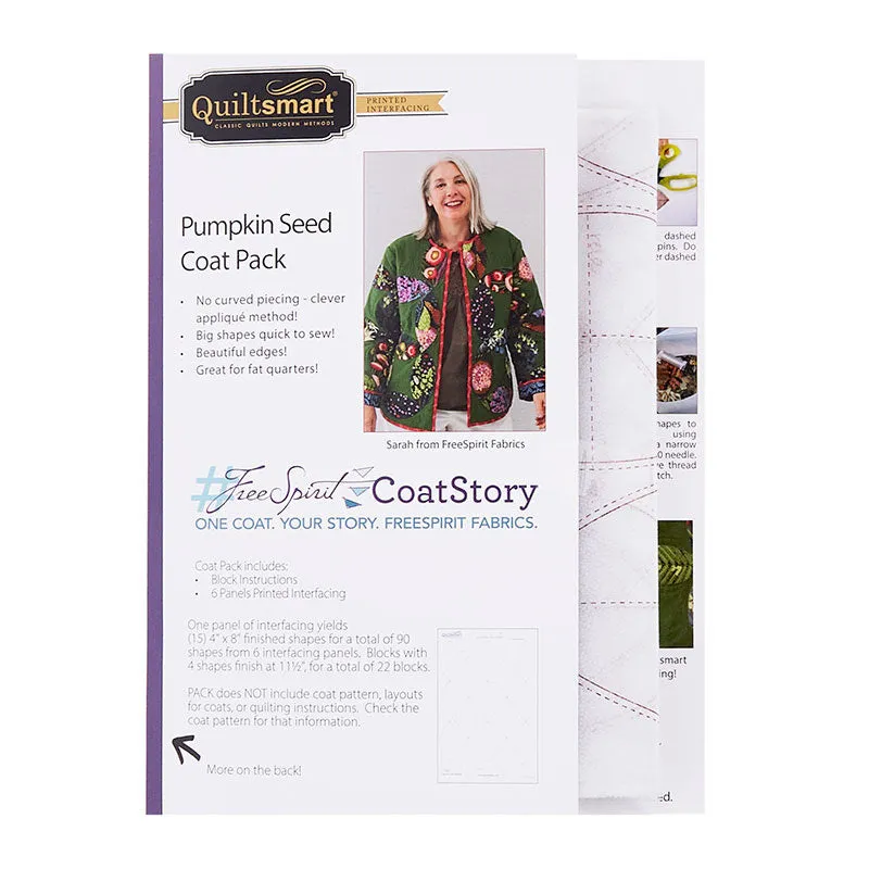 Quiltsmart Pumpkin Seed Fusible Interfacing Coat Pack