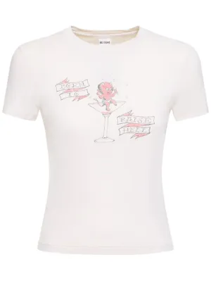 RE/DONE   90s Raise Hell printed cotton t-shirt 