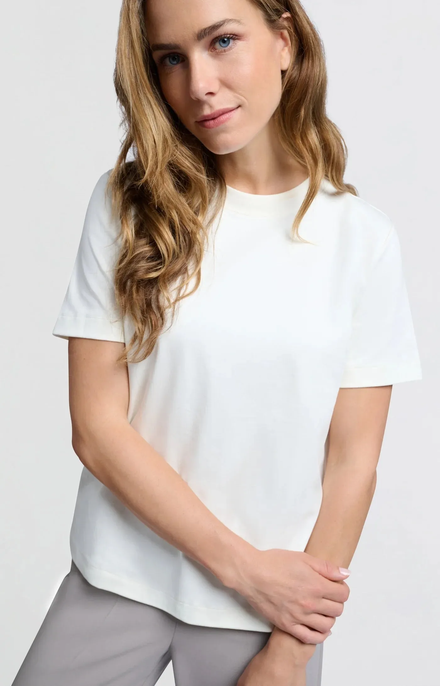 Relaxed Fit T-Shirt in Off White