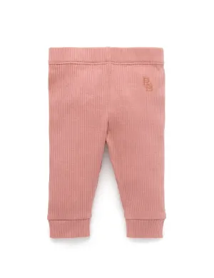 RIB LEGGINGS - CRAB APPLE