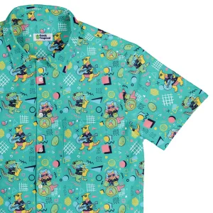 Rocking Dinosaurs Day Button Up Shirt