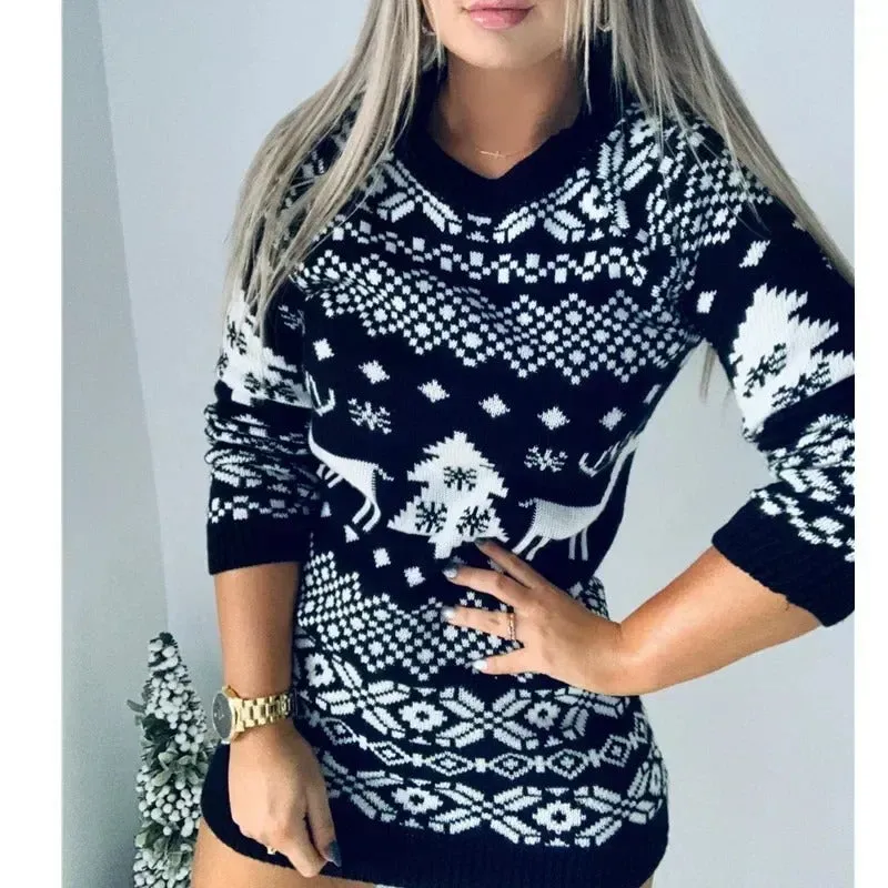 Rosalie - Cozy Knit Sweater Dress for Women