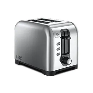 Russell Hobbs Henley 2 Slice Stainless Steel Toaster - Silver
