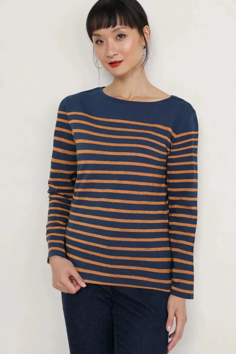 Seasalt Cornwall sailor shirt falmouth breton chanterelle