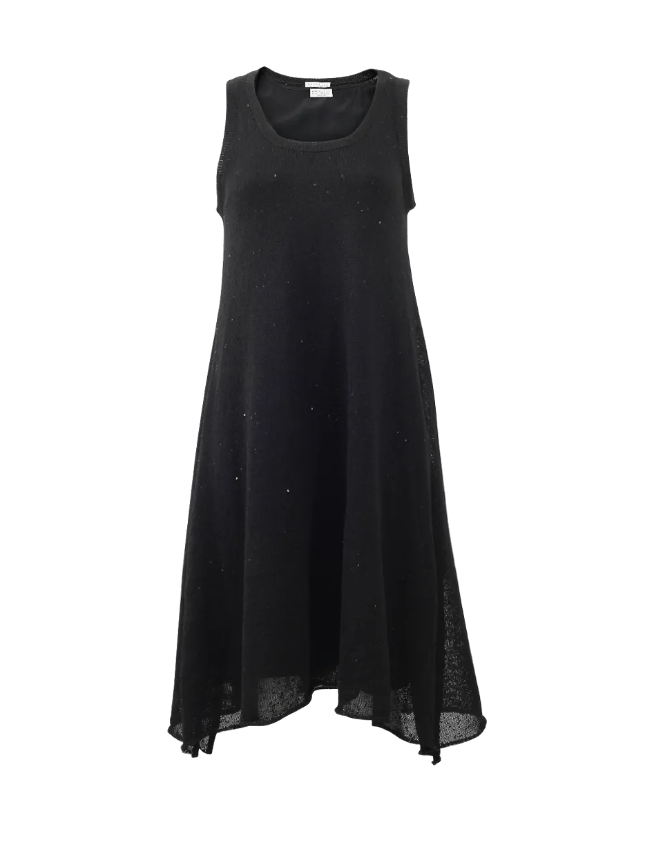 Sequined Knit Dress