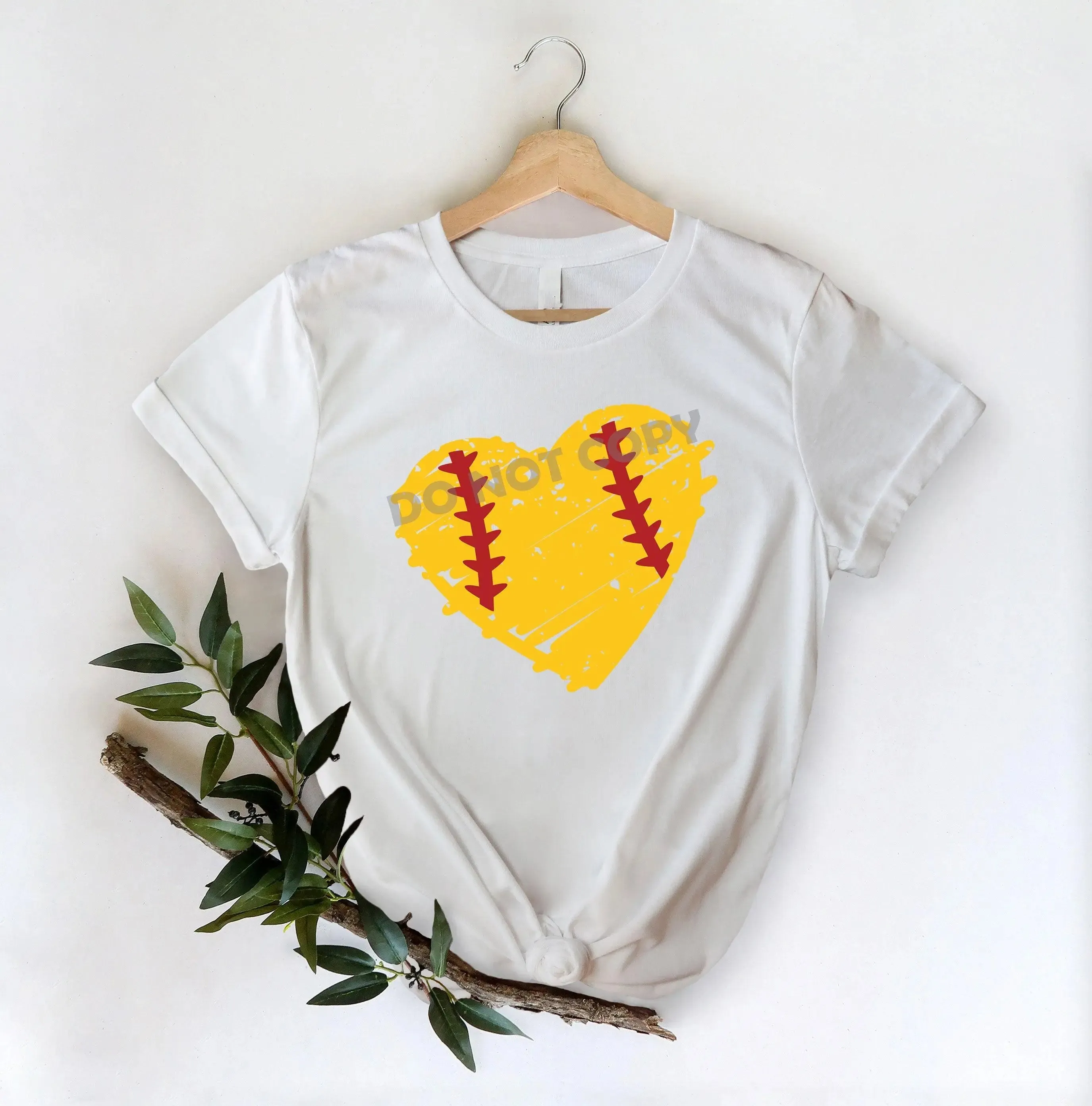 Softball Heart - DFT Transfer