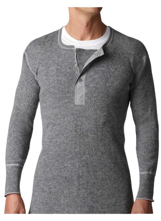 Stanfield's Heavy Weight Wool Henley