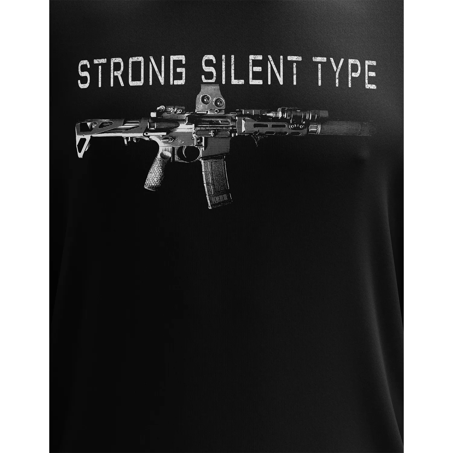 Strong Silent Type Long Sleeve Shirt
