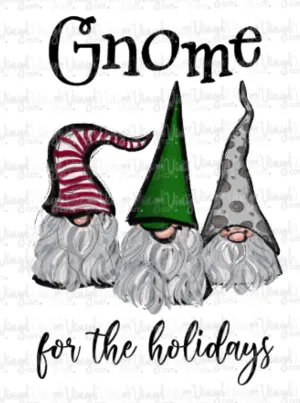 Sublimation Transfer Gnome for the Holidays