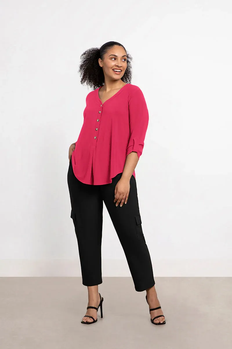 SYMPLI - QUEST HENLEY 3/4 SLEEVE