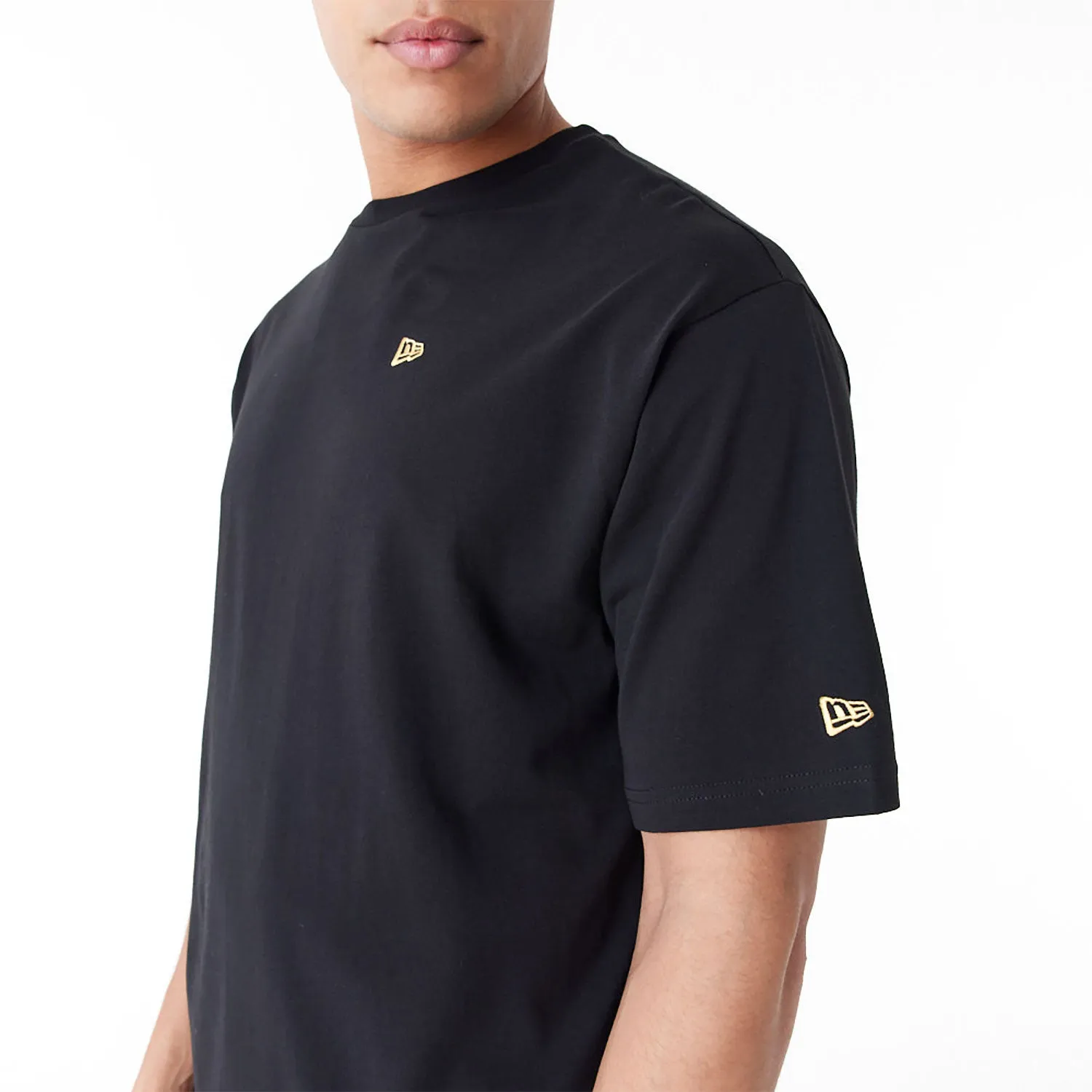 T-SHIRT OVERSIZE GRAPHIC METALLIC