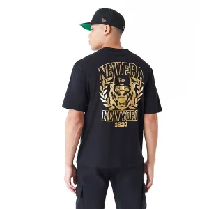 T-SHIRT OVERSIZE GRAPHIC METALLIC