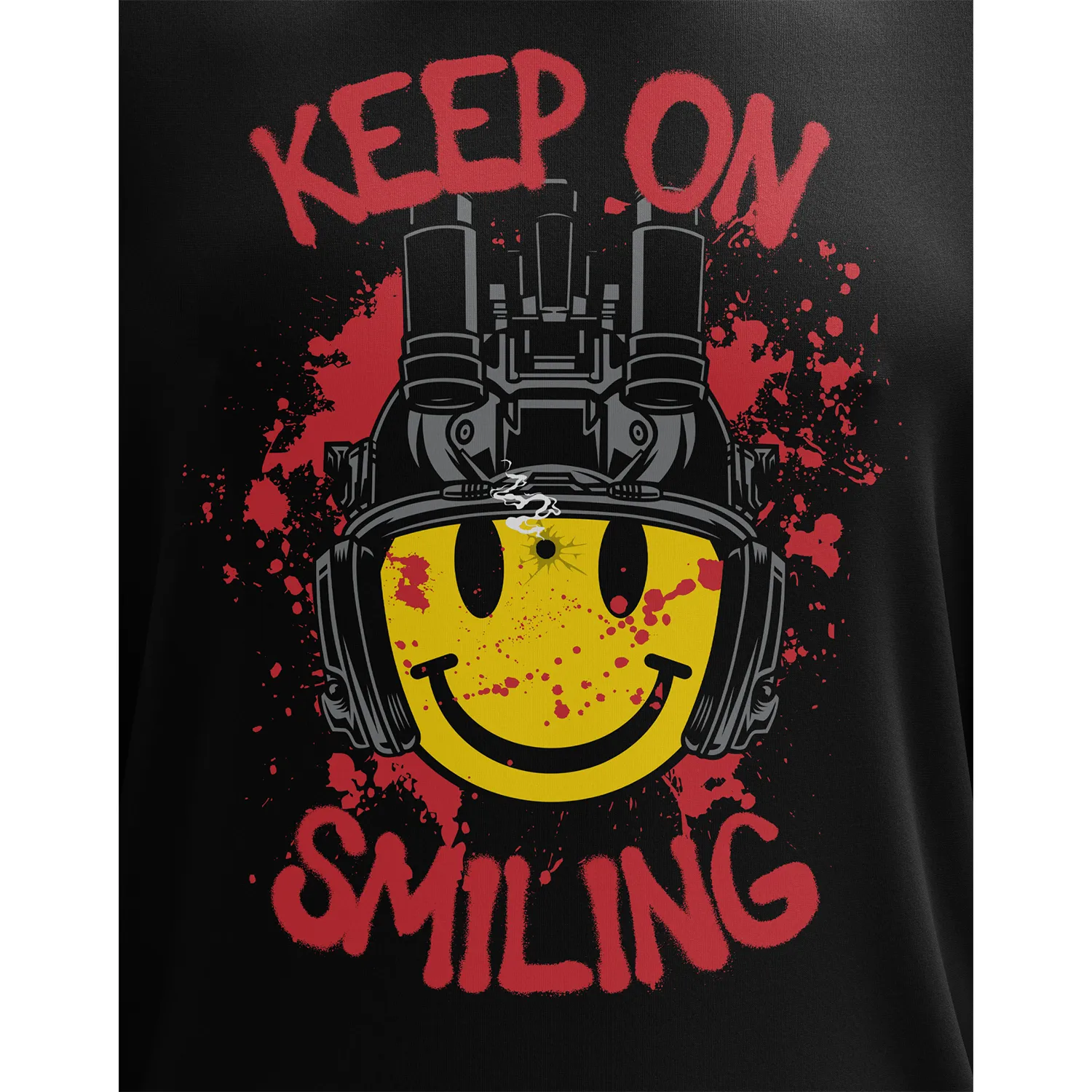 Tactical Smiley Face Long Sleeve Shirt