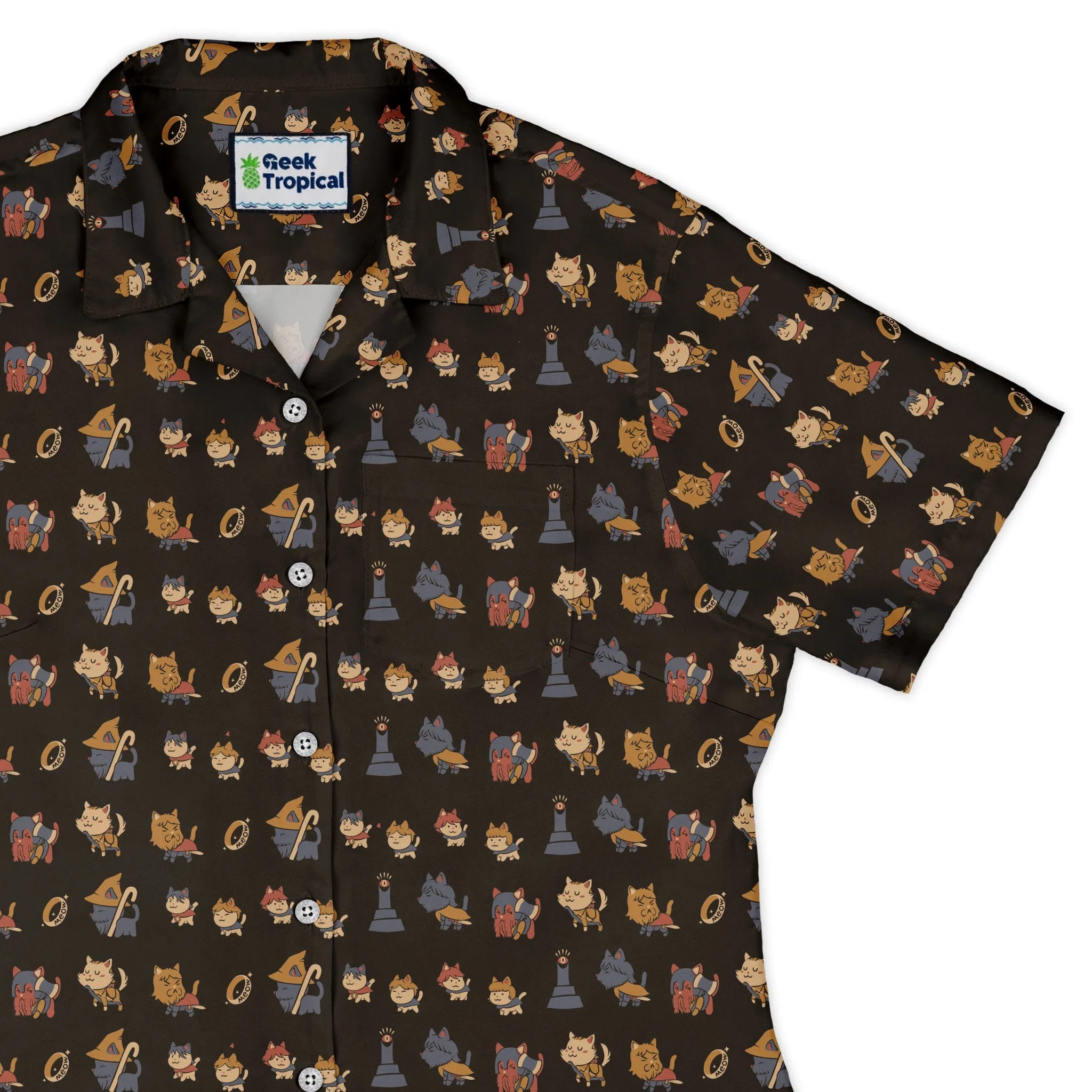 The Furrlowship of the Ring Curvy Button Up Shirt