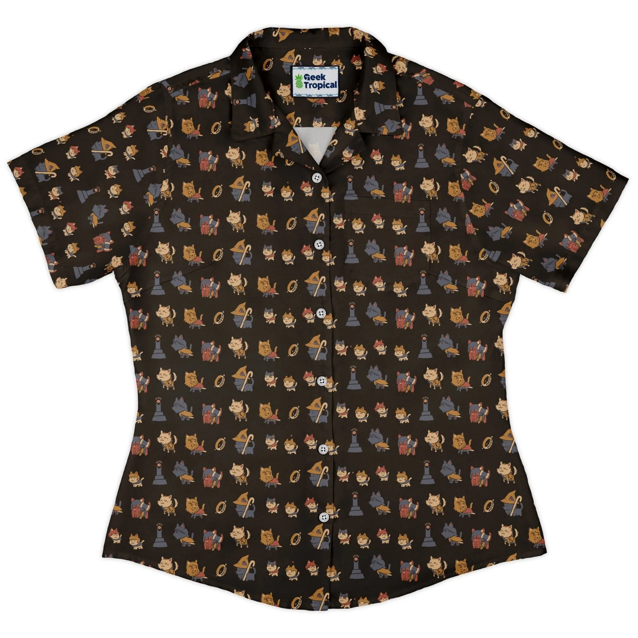 The Furrlowship of the Ring Curvy Button Up Shirt
