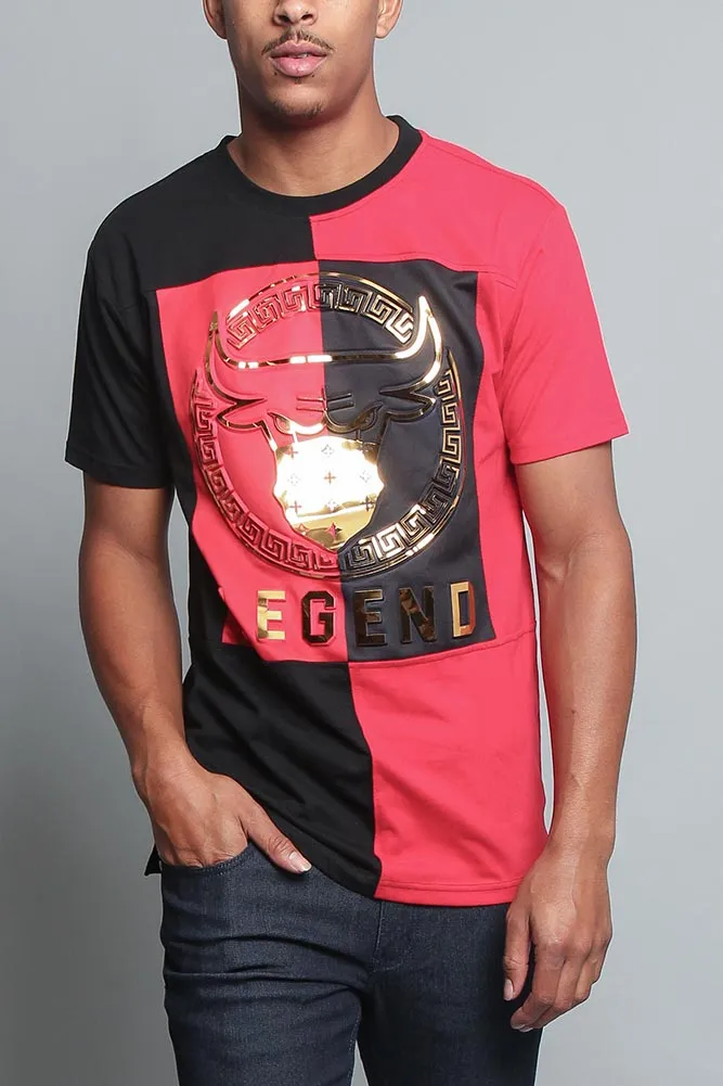 Two tone Bull Legend T-Shirt