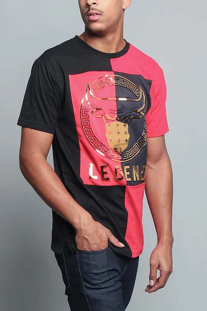 Two tone Bull Legend T-Shirt
