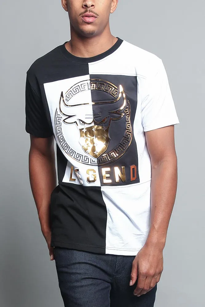 Two tone Bull Legend T-Shirt