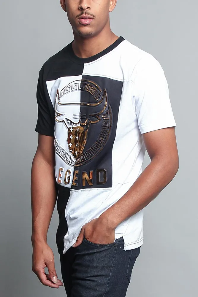 Two tone Bull Legend T-Shirt