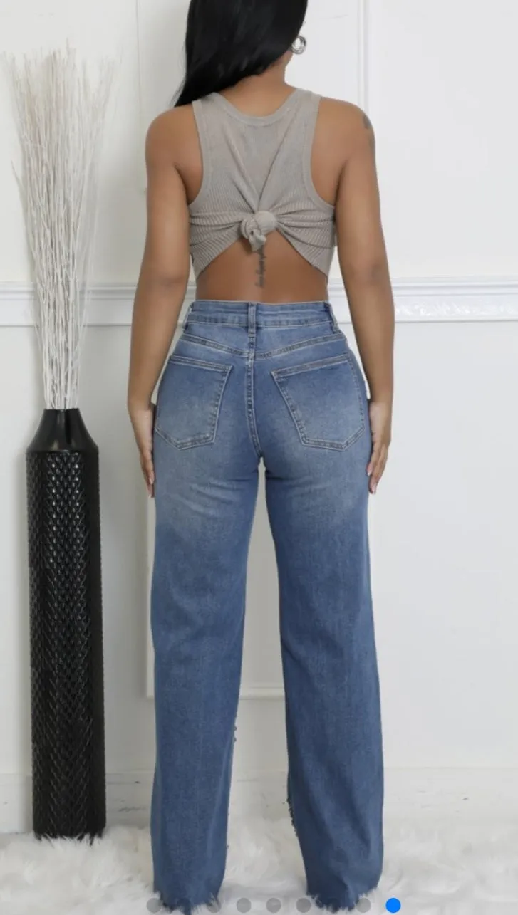 Up In Flames High Waist Jeans