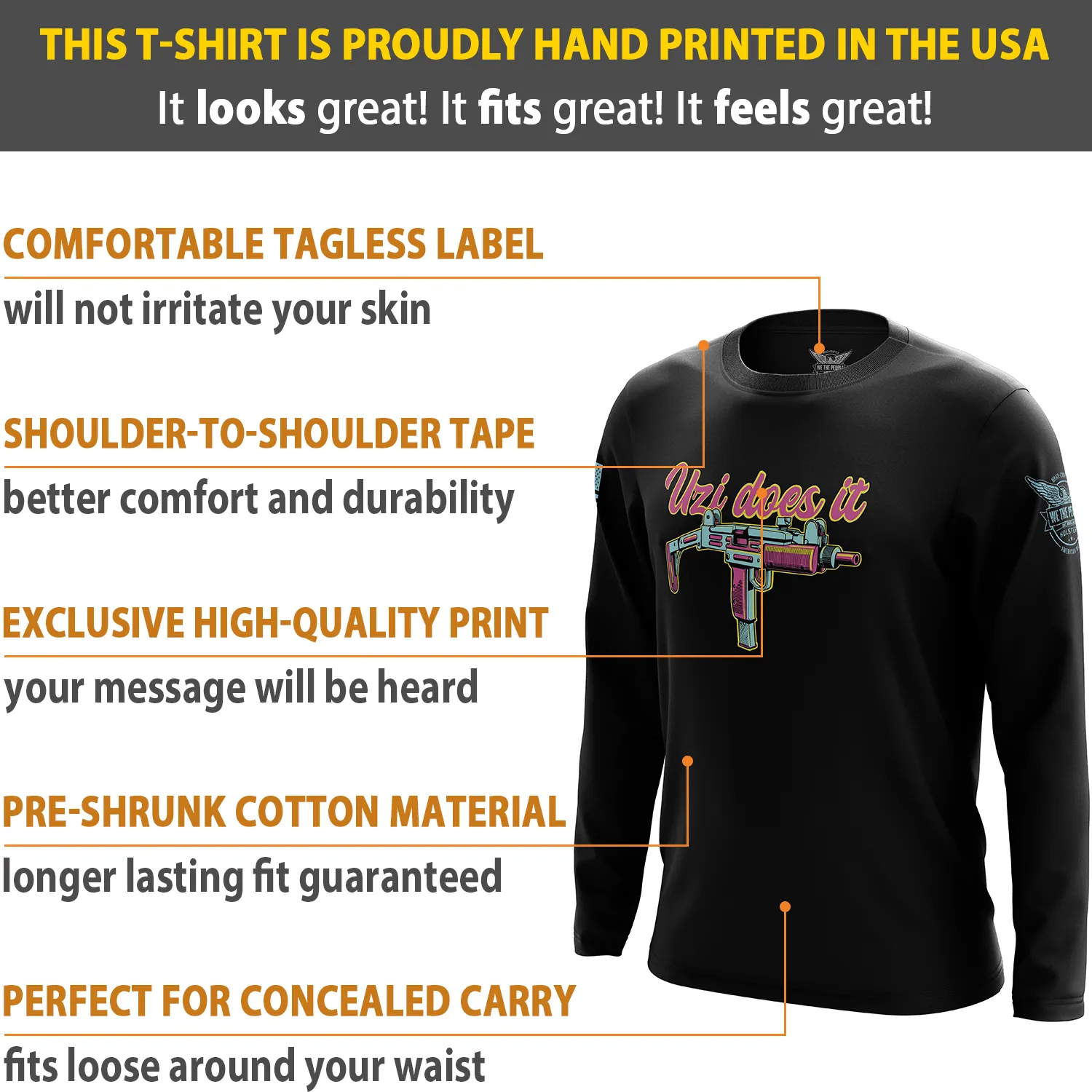 Uzi Does It Long Sleeve Shirt