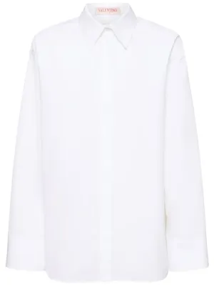 Valentino   Cotton poplin shirt 